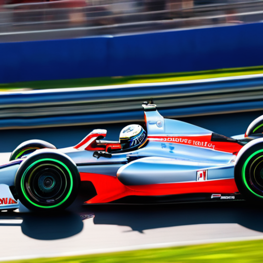 F1 시즌별 규정 변경 - **Prompt:** A state-of-the-art 2026 Formula 1 car, designed with a noticeably shorter wheelbase and ...